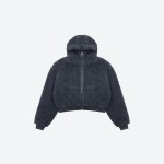 Camel Hair Sherpa Hooded Coat